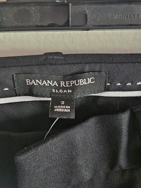 Banana Republic Black Curvy Sloan Tailored Pants. Work, Business, Office Wear